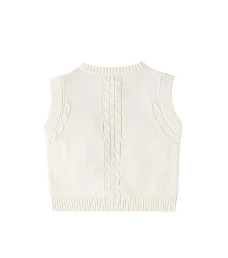 Bonpoint Erini embroidered cotton vest 4