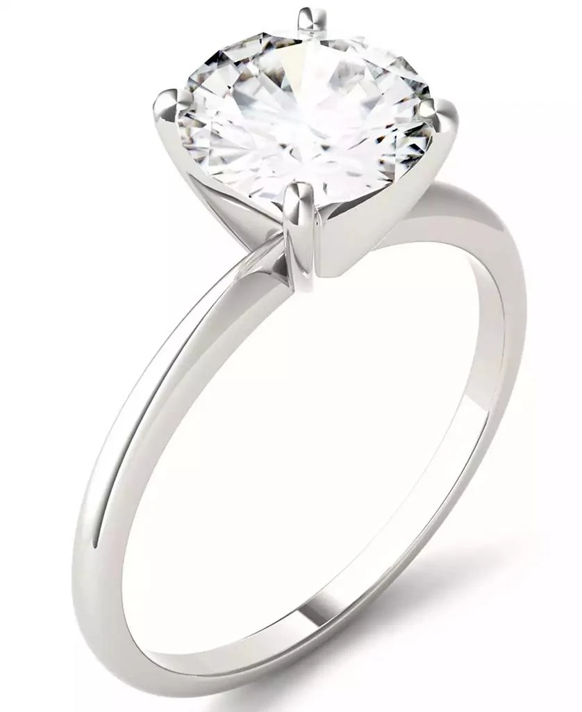 Charles 
Colvard Moissanite Solitaire Ring (1 ct. t.w. DEW) in 14k White Gold 1