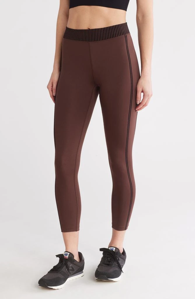Jessica Simpson Flocked Velvet Stripe Leggings 1