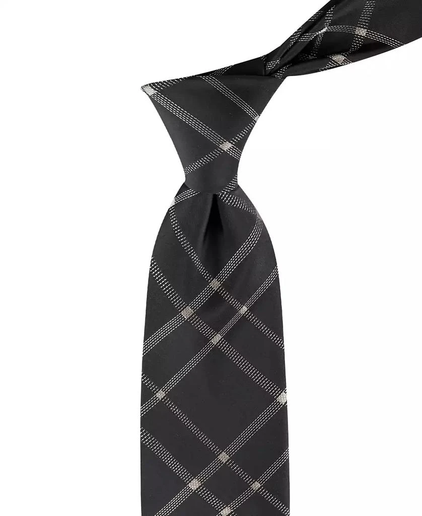 Calvin Klein Men's Stitch Plaid Tie 5