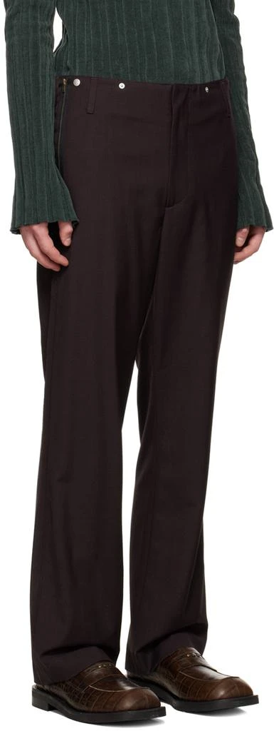 TheOpen Product SSENSE Exclusive Purple Side Taped Trousers 2