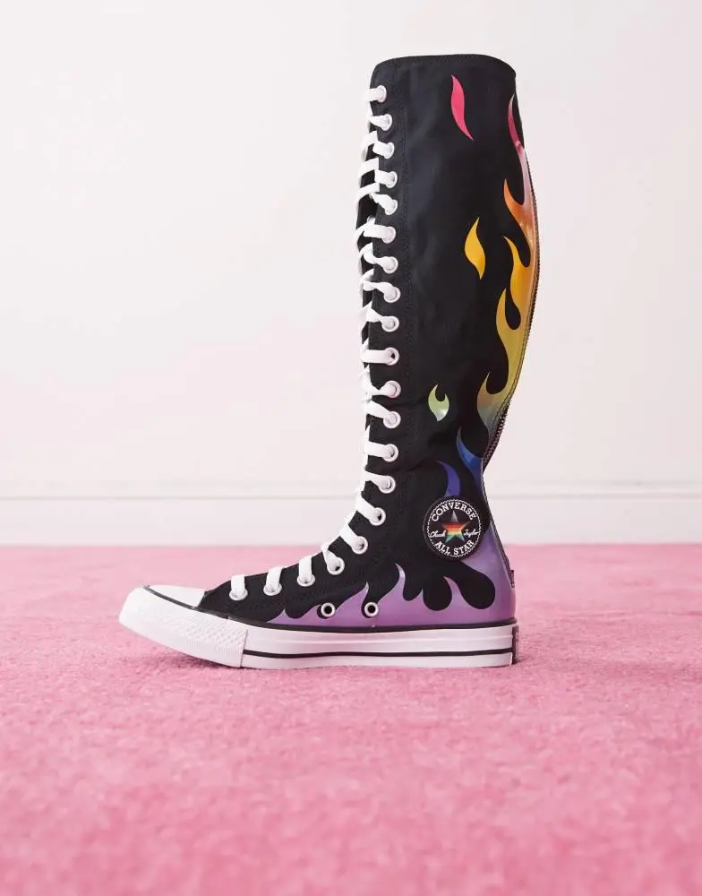 New Converse Chuck Taylor All Star Knee High Pride Mens Size 10.5 Shoes Wms 12.5 Converse Chuck Taylor All Star Pride Men 10.5 Women 12.5  main image 2