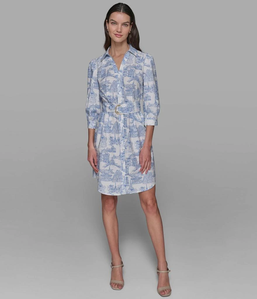 Karl Lagerfeld Paris TOILE SKETCH SHIRT DRESS 3
