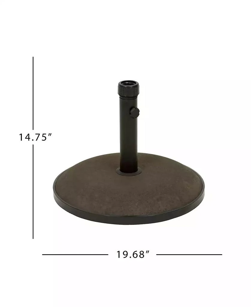 Streamdale Furniture Round Umbrella Base For Shady Backyard Oasis (55 Lbs) 7