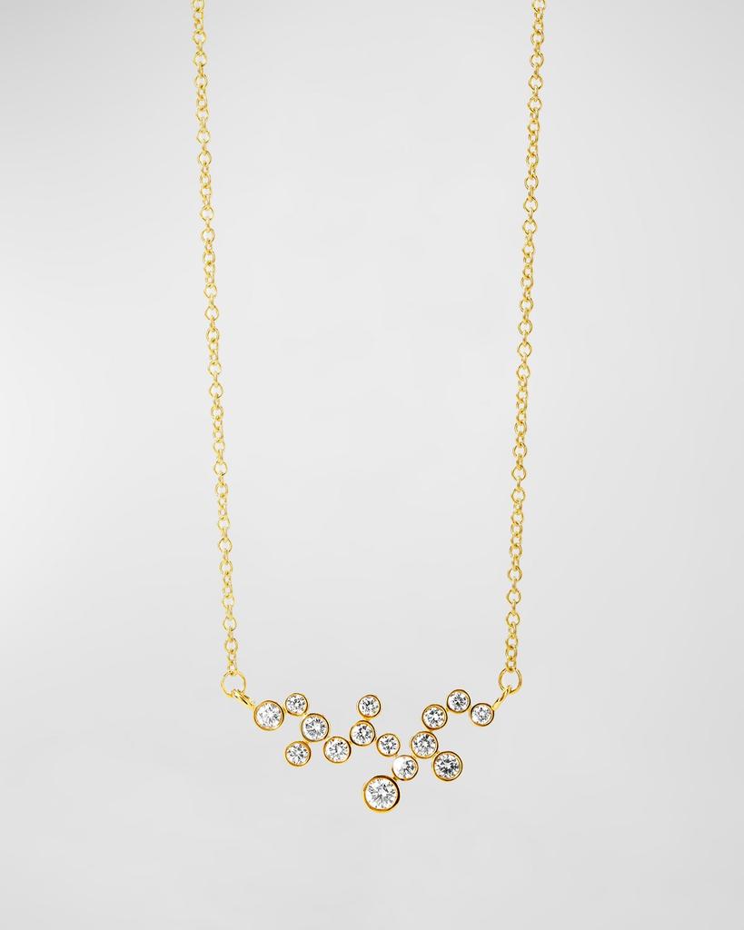 Syna 18K Champagne Diamond Bubbles Necklace