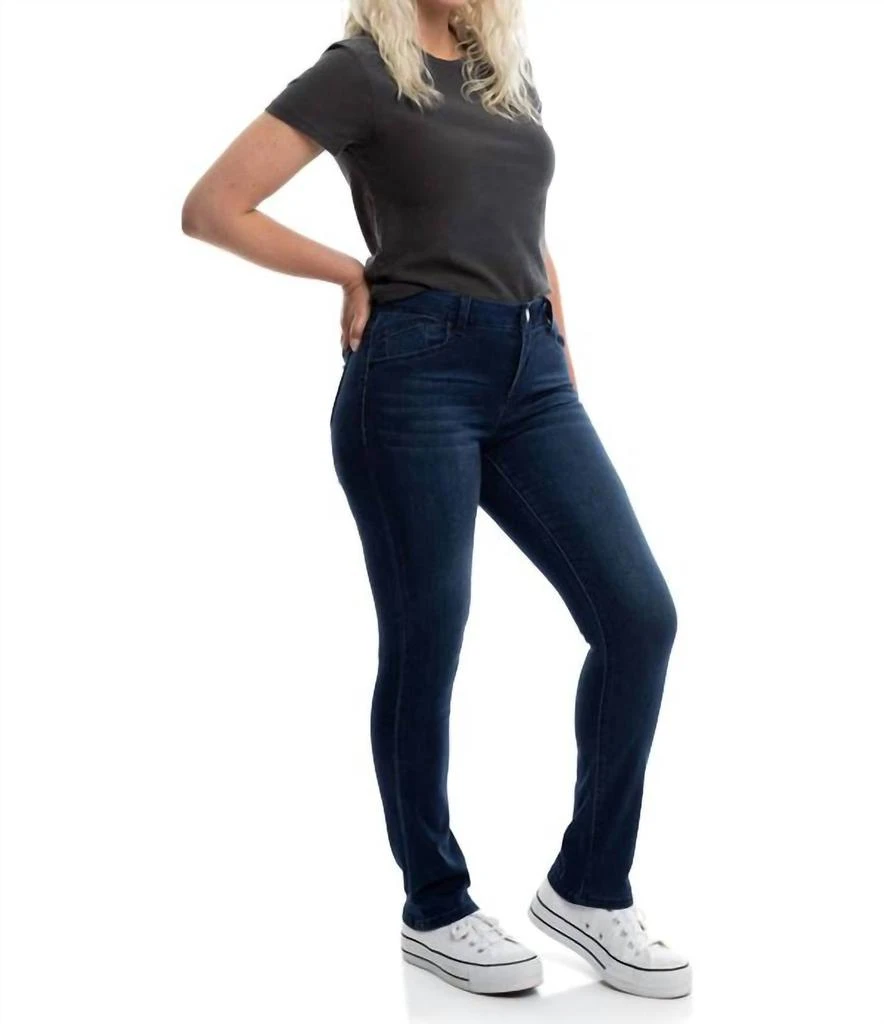 1822 Denim 1822 Denim - Better Butter Mid Rise Slim Straight Jean 2