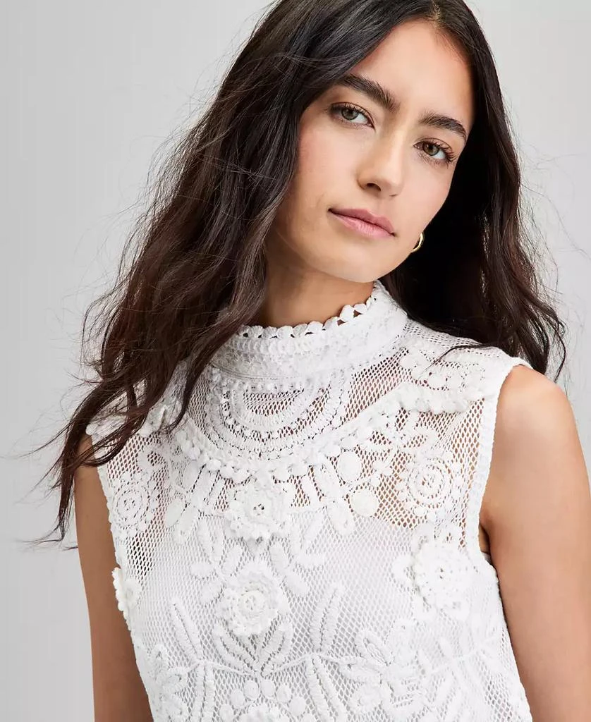 And Now This Petite Crochet Sleeveless Top, Exclusively at Macy's 3