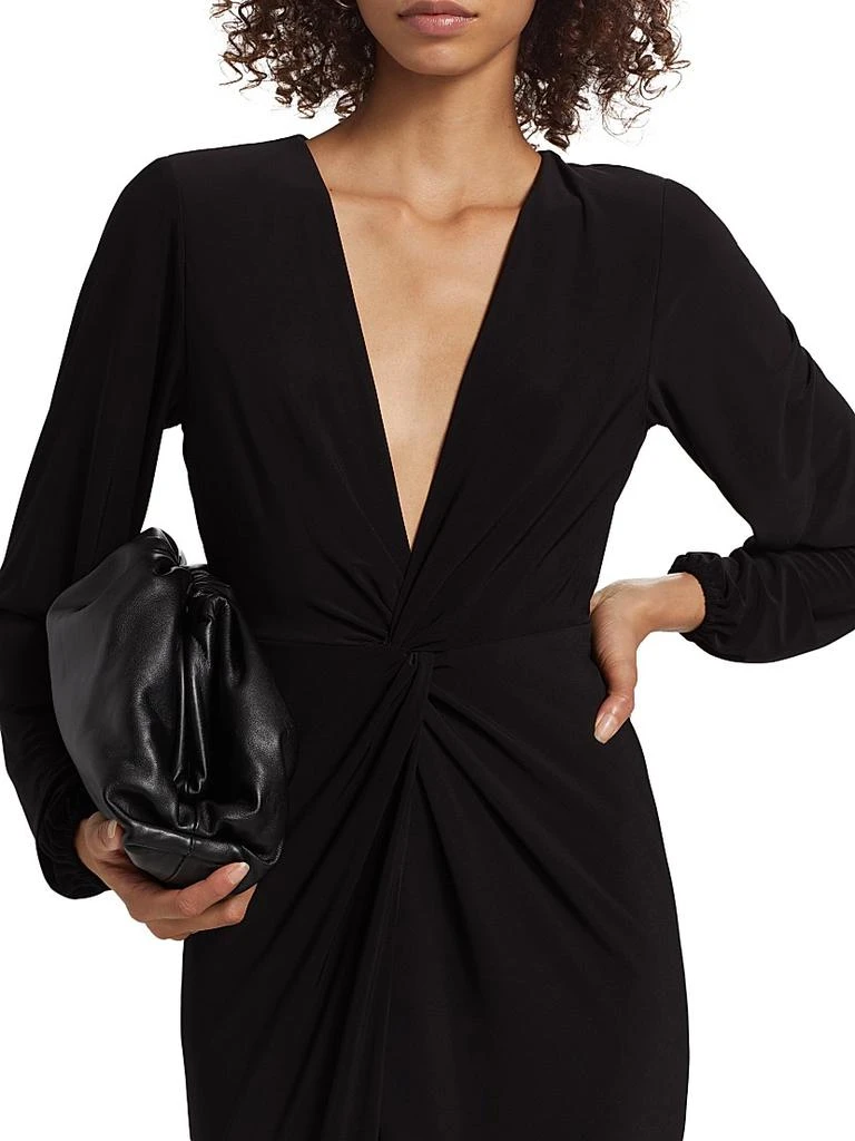 Sutton Twist-Front Jersey Midi-Dress  On Sale Now with Up to 63% Off |  Discover Exclusive Deals & Savings at BeyondStyle  Authentic Ramy Brook  women-owned or founded|contemporary|solid|Women's|women's  apparel|v-neck|sheath|women's|dresses|midi-length ...