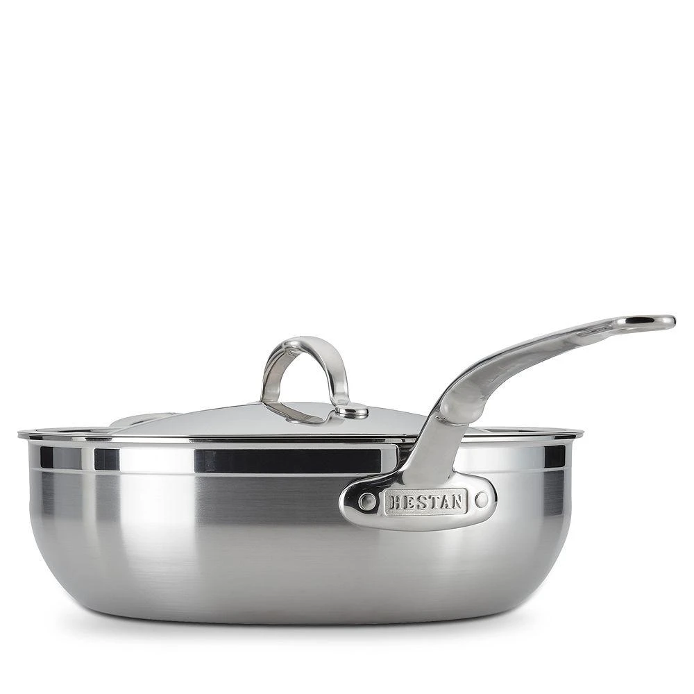 Hestan ProBond® Forged 5-Quart Professional Clad Stainless Steel Essential Pan with Lid 6