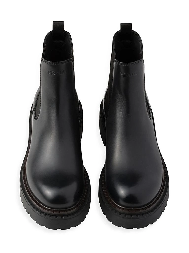 Prada Leather Chelsea Boots 2