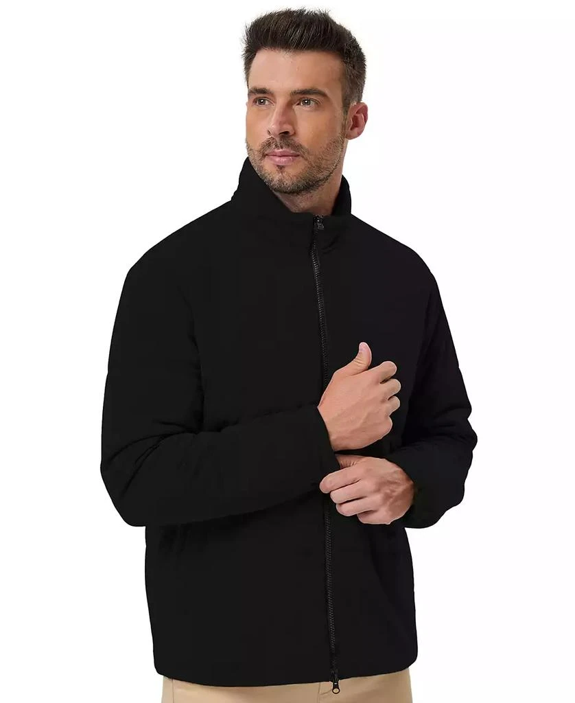 HAWKE 
CO Men
s Quilted Stretch Full-Zip Jacket 3