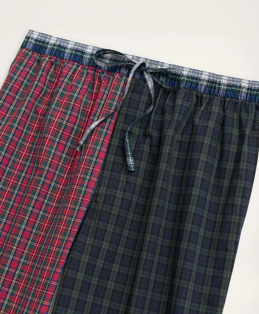 Brooks Brothers Cotton Broadcloth Fun Tartan Lounge Pants 2