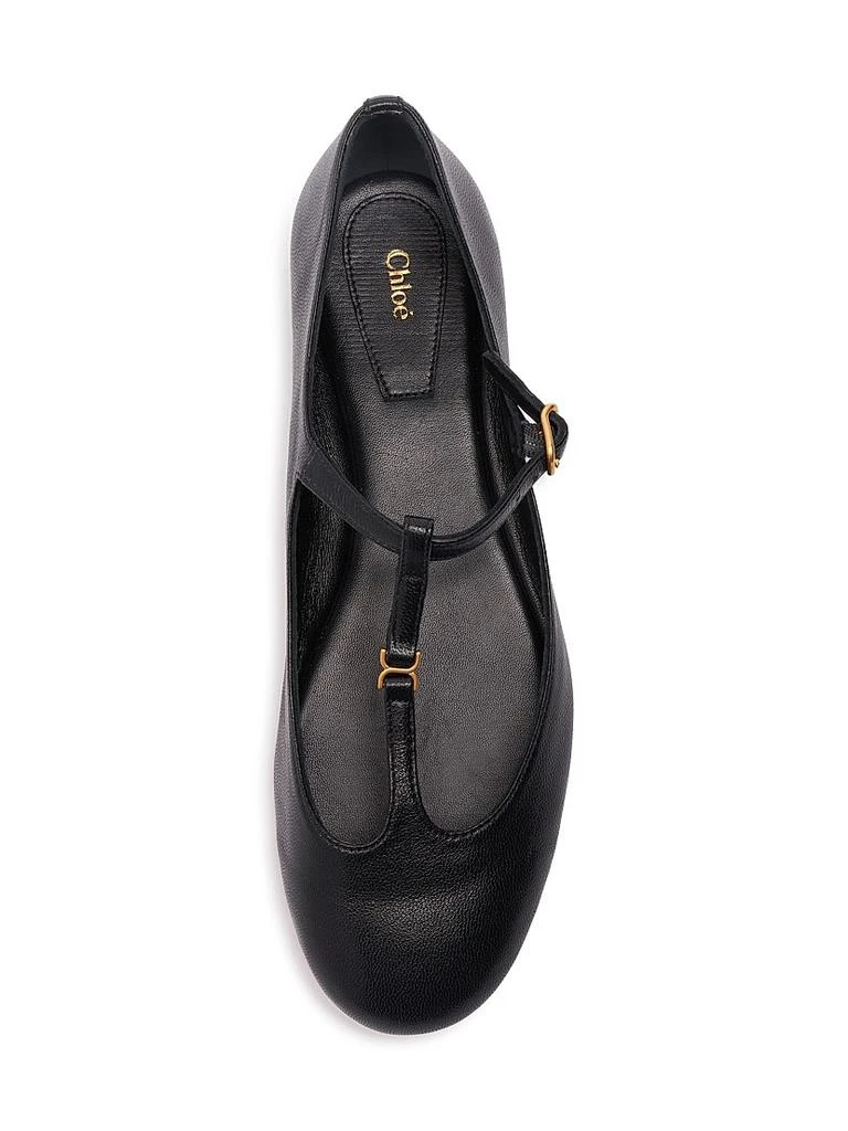 Chloé Marcie Leather Ballerina Flats 5