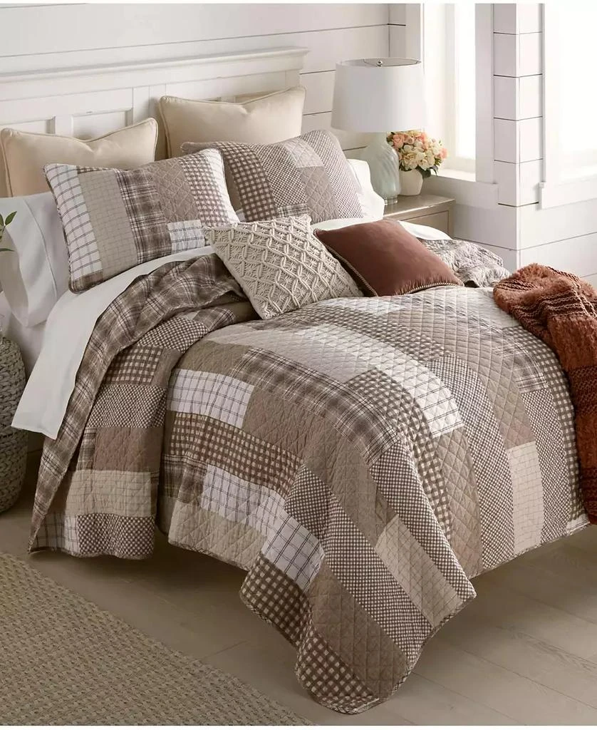 Donna Sharp Highland Plaid Reversible 3-Piece Quilt Set 6