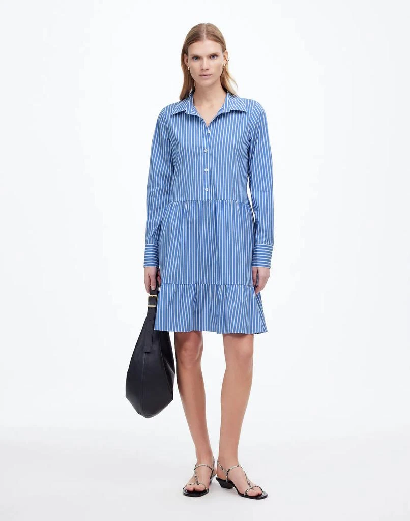 Madewell Tie-Waist Tiered Midi Dress 1