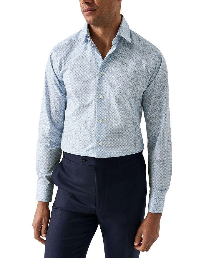 Eton Slim Fit Geometric Print Shirt 1