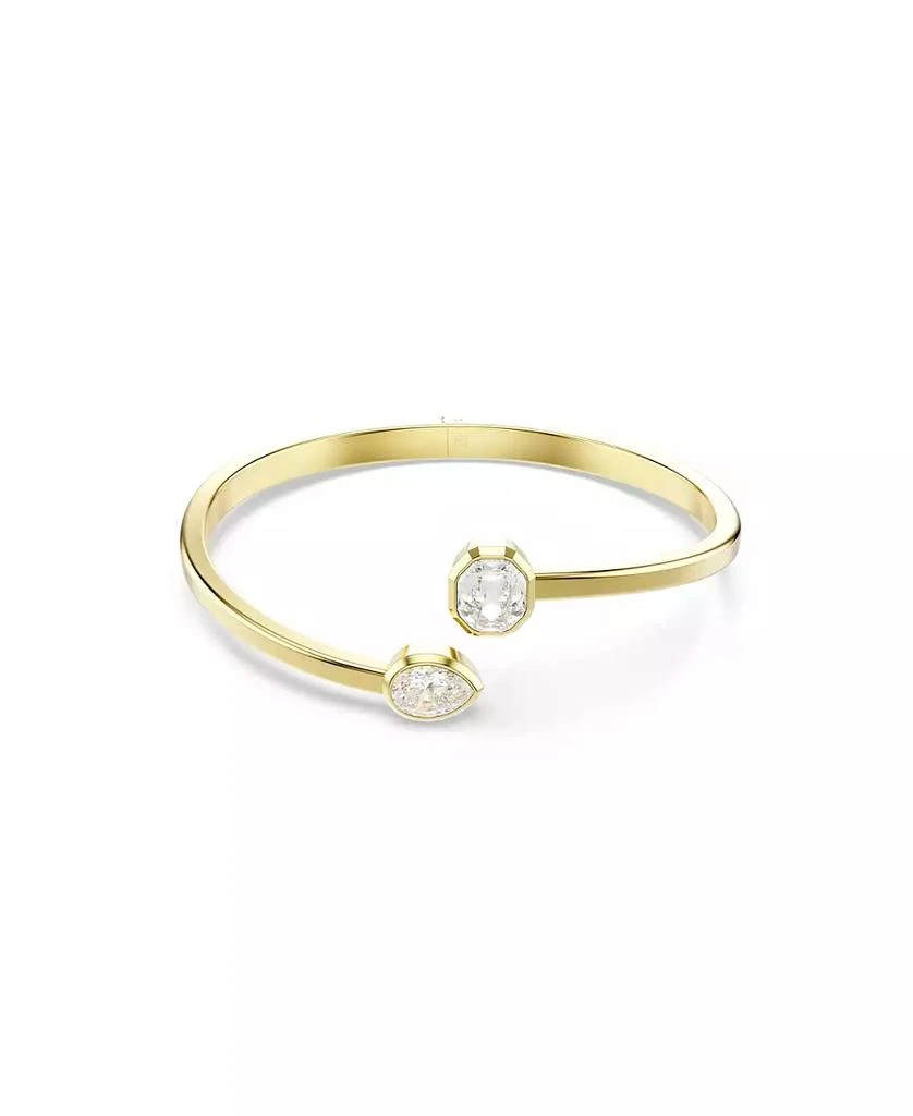 Swarovski Imber Mixed Cuts White Gold-Tone Plated Bangle Bracelet