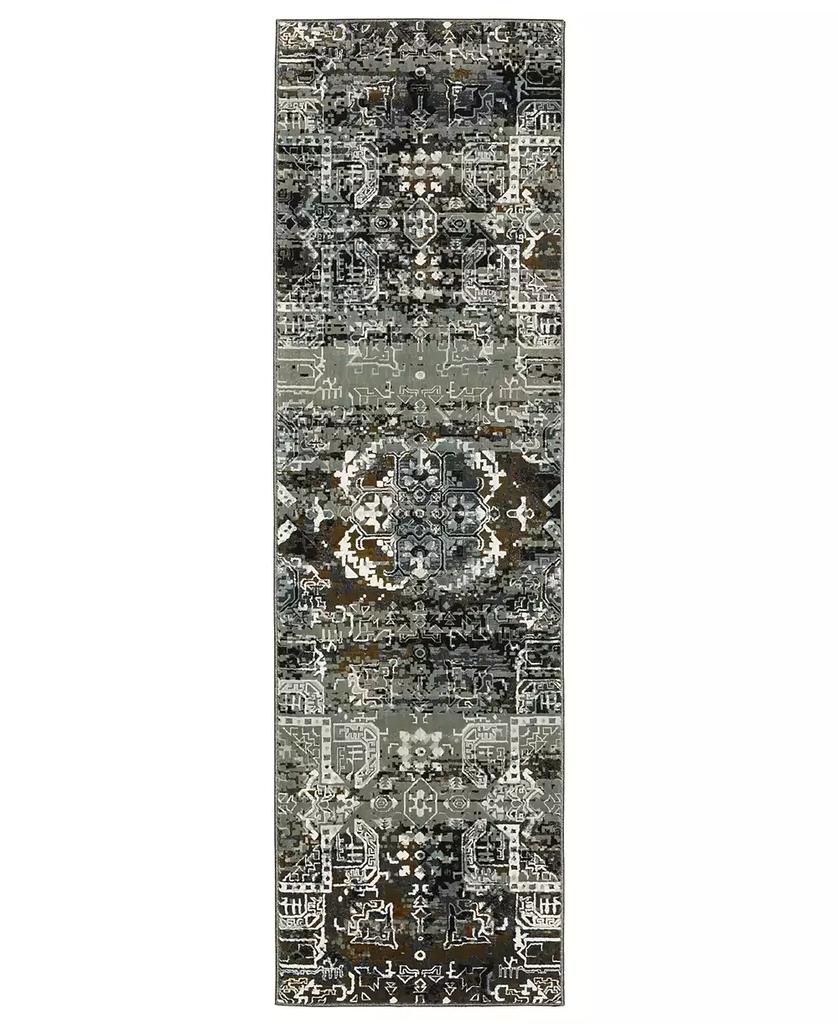 Oriental Weavers Gemini 2060V 2'3" x 7'6" Runner Area Rug
