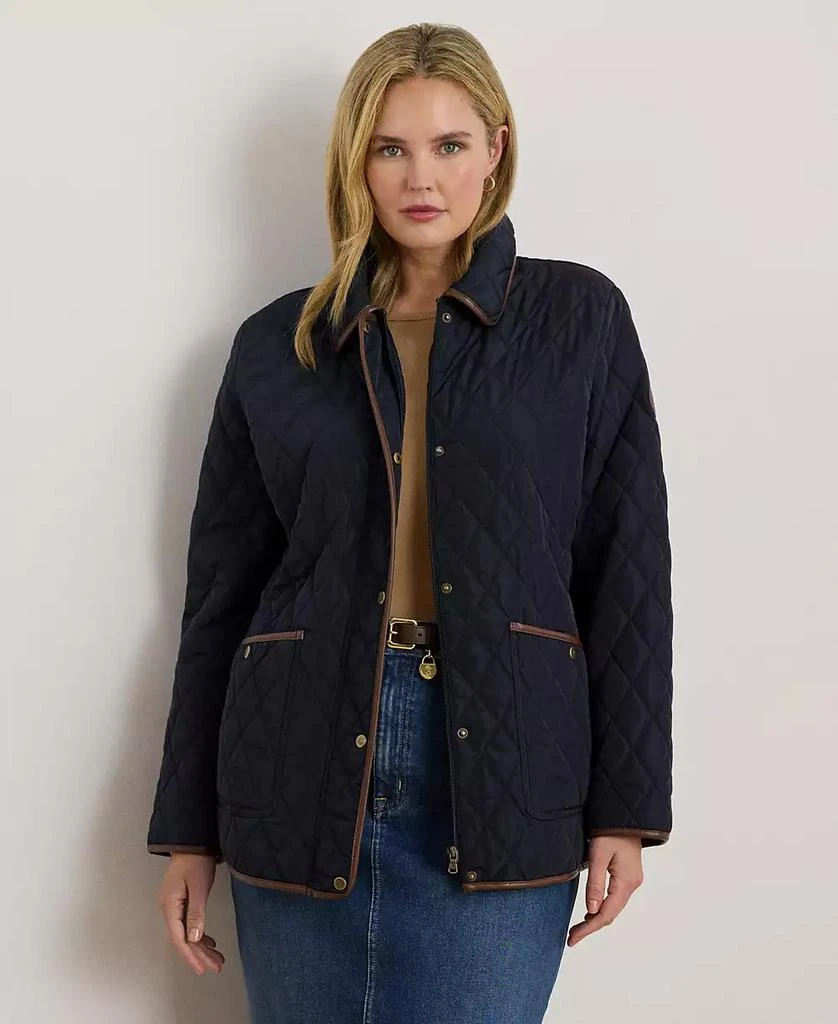 Ralph Lauren Women's Plus Size Quilted Coat, Exclusively for Macys 1