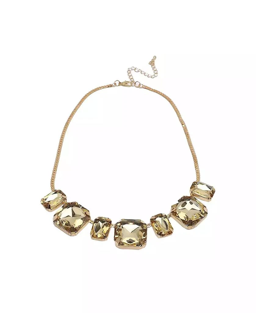 SOHI Gold-Plated Stone Jewellery Set