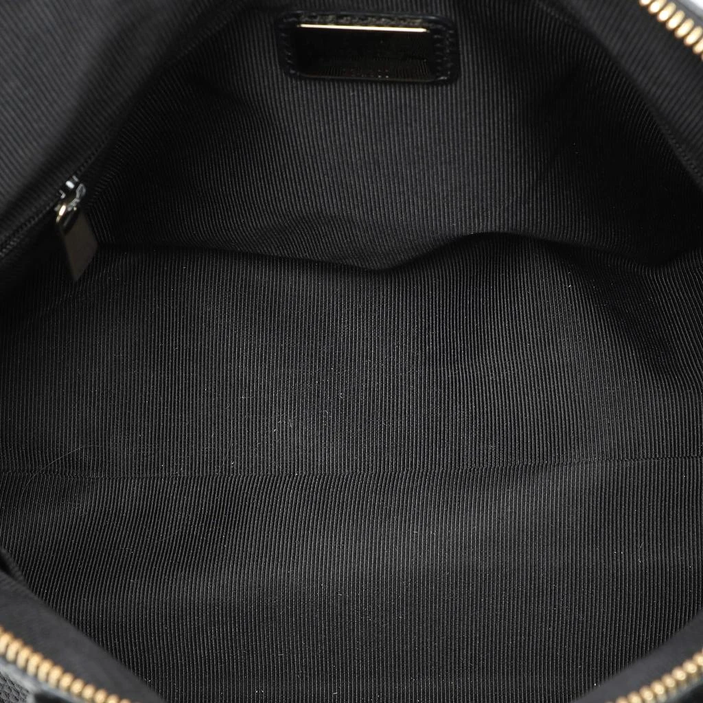 Furla Furla Black Textured Leather Piper Dome Satchel 9