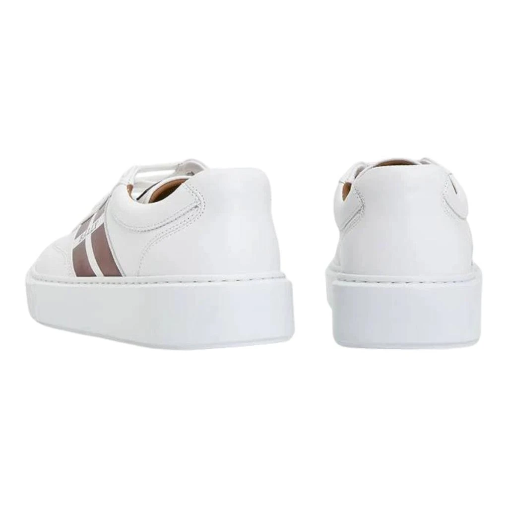 Bally Coby 6240536 Men's White Lamb Leather Sneakers Size 11.5 5