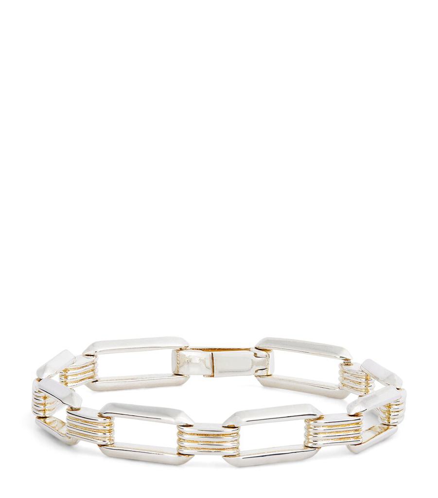 Nialaya Sterling Silver Link Bracelet