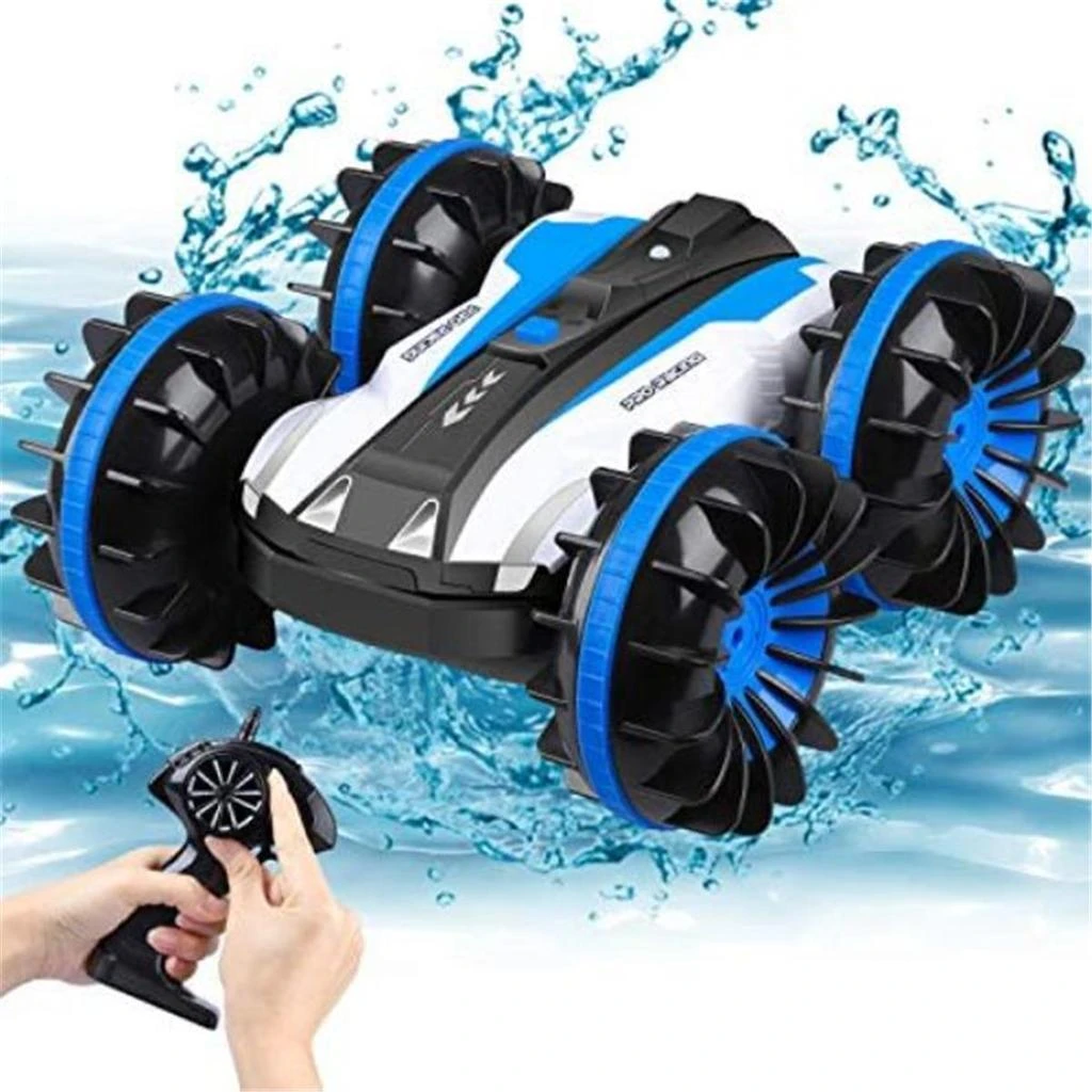 netjett Netjett  2.4 GHz YEZI Amphibious Radio Control Car with Remote Control Boat Waterproof Radio Control Monster Truck Stunt for Kids 1