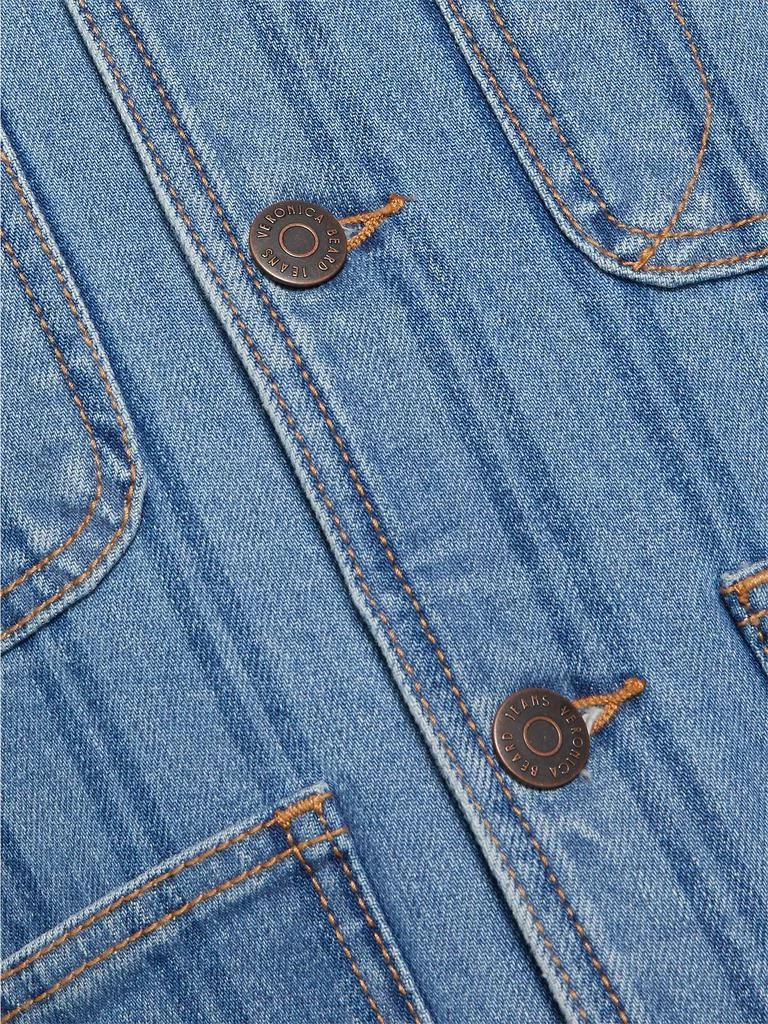 VERONICA BEARD Dahl Striped Denim Jacket 7