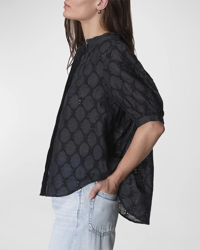 Rag & Bone Jordan Eyelet Embroidered Top 6