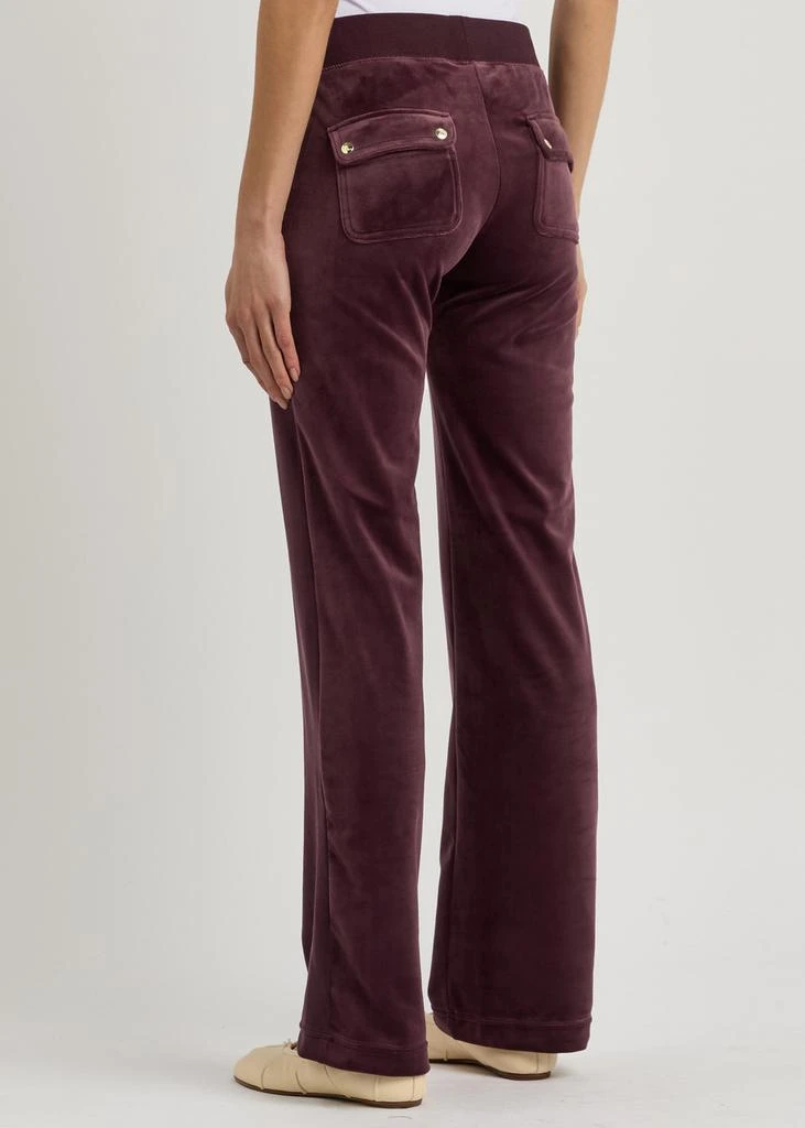 Juicy Couture Del Ray logo velour sweatpants 3