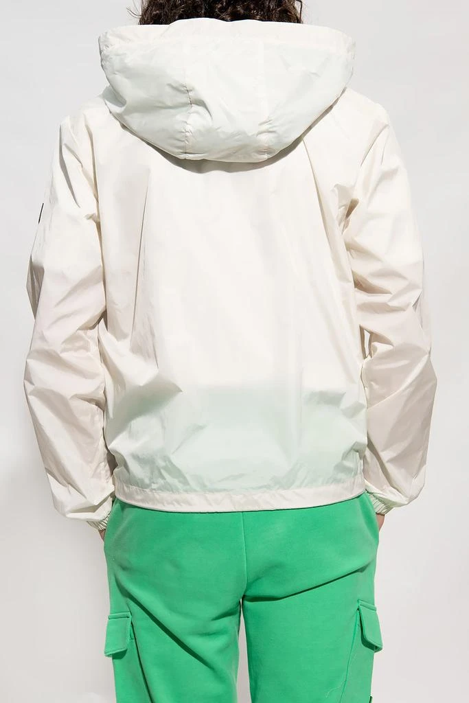 DUVETICA New Mens Hooded White Windbreaker Zip Up Jacket 4