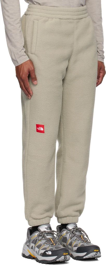 The North Face Beige 'TNF' Fleeski Sweatpants 2