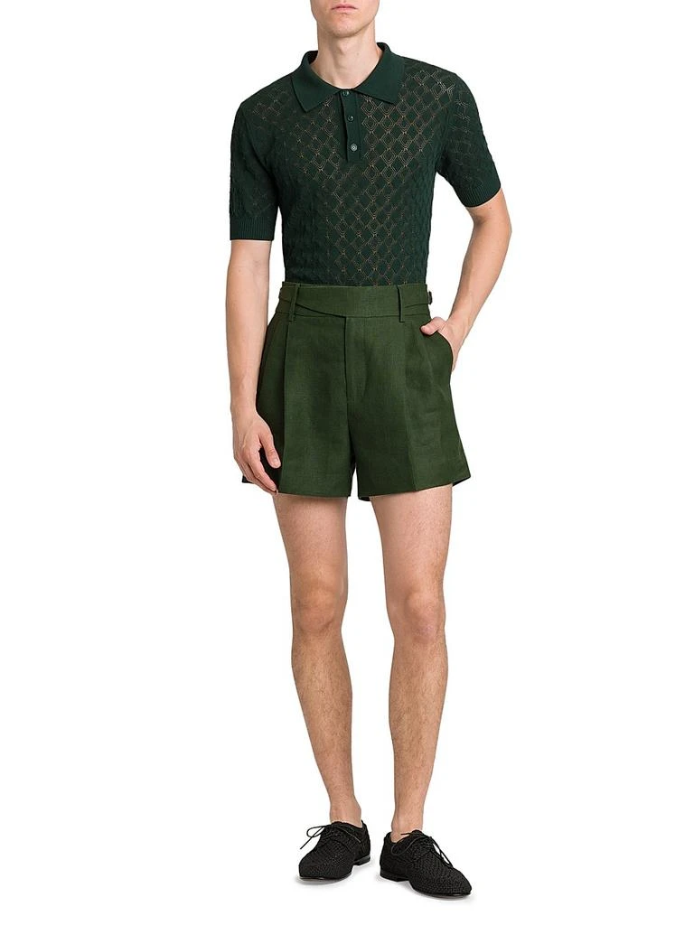 Dolce
Gabbana Cotton Semi-Sheer Knit Polo Shirt 2