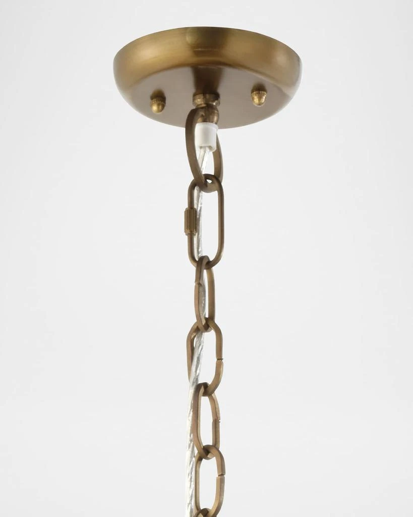 Jamie Young Clamshell 3-Light Chandelier, 27" 4