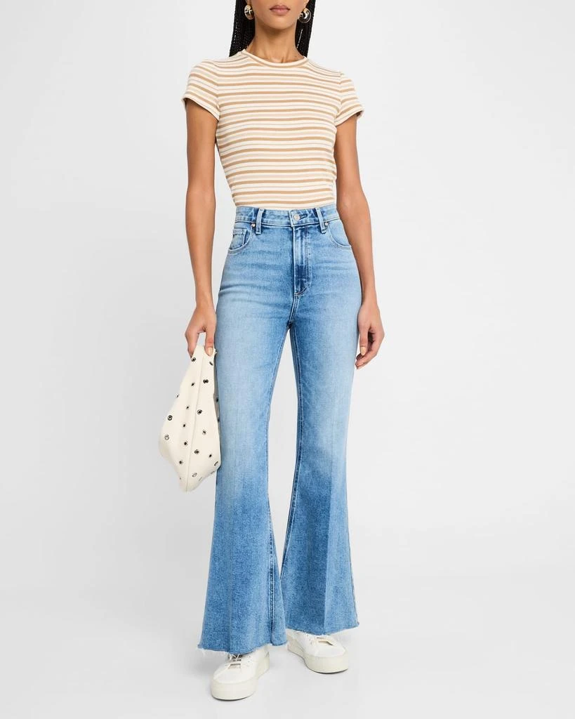 Paige Marlow Skimmer Raw Hem Jeans 2