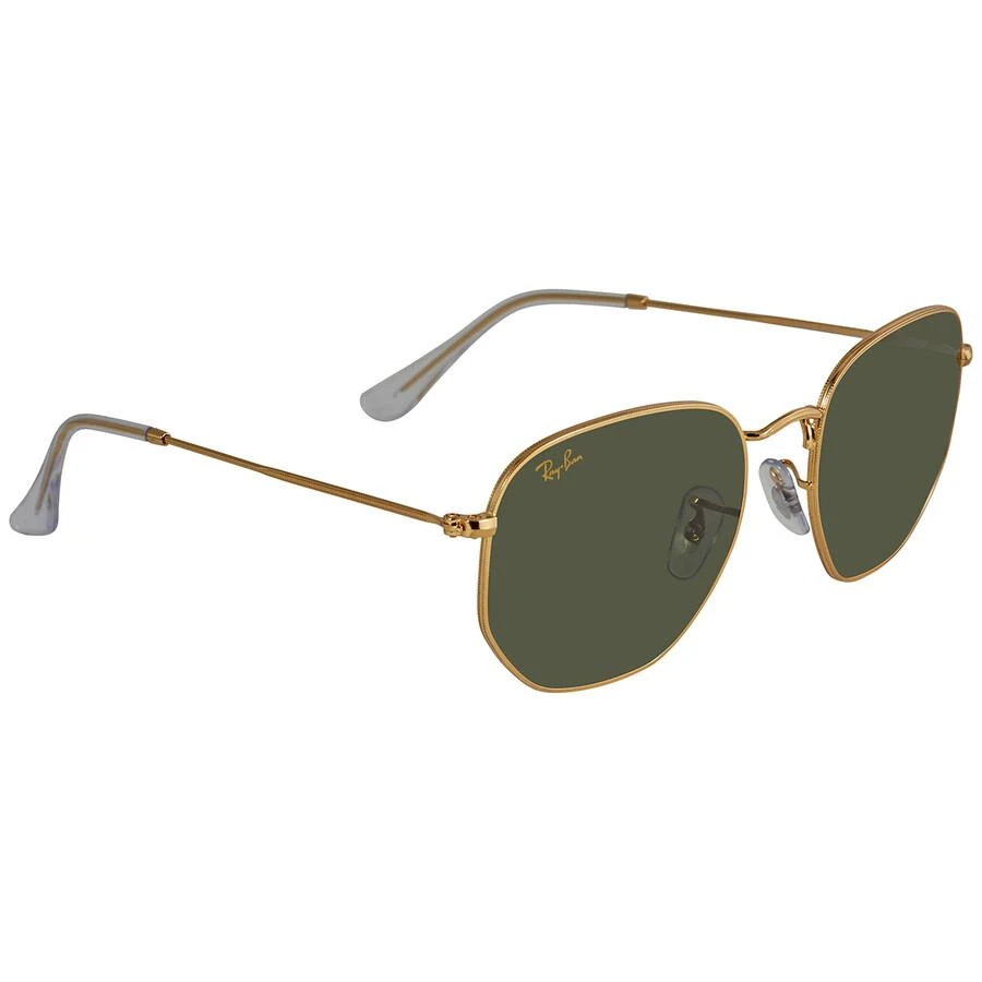 Ray-Ban Hexagonal Legend Green Classic G-15 Hexagonal Sunglasses RB3548 919631 54