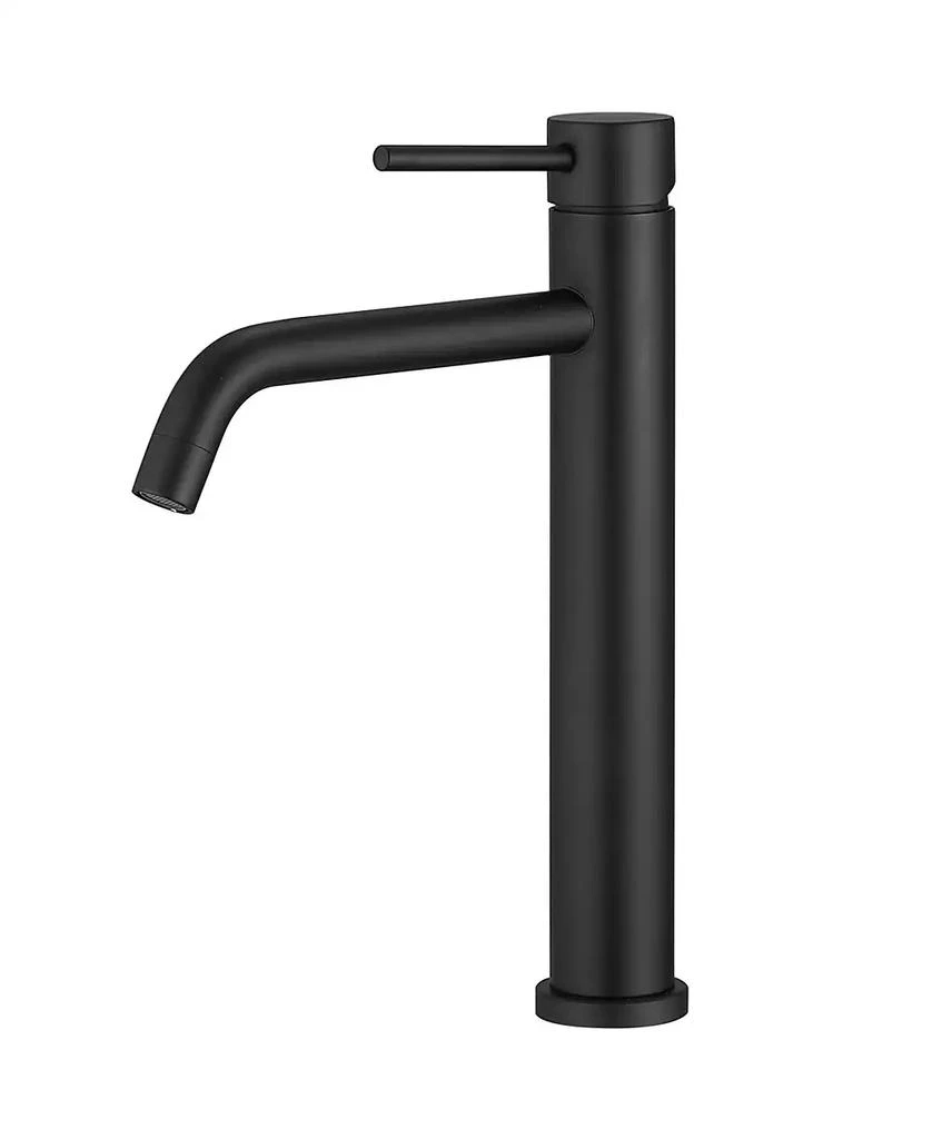 Greenspring Modern Single Hole Single Handle Vessel Bathroom Vanity Sink Faucet With Pop Up Drain Without Overflow