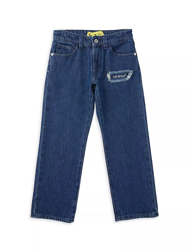 Off-White Little Boy's &amp; Boy's Bookish Patch Jeans 1