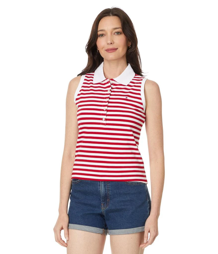 Tommy Hilfiger Sleeveless Stripe Polo 1