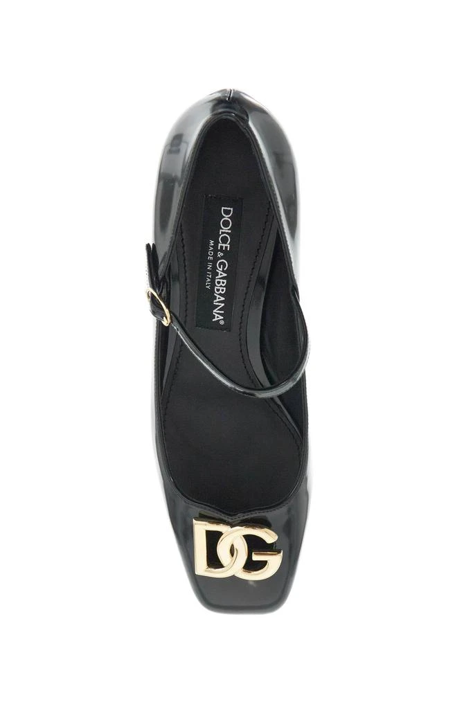 Dolce & Gabbana brushed leather mary jane 2