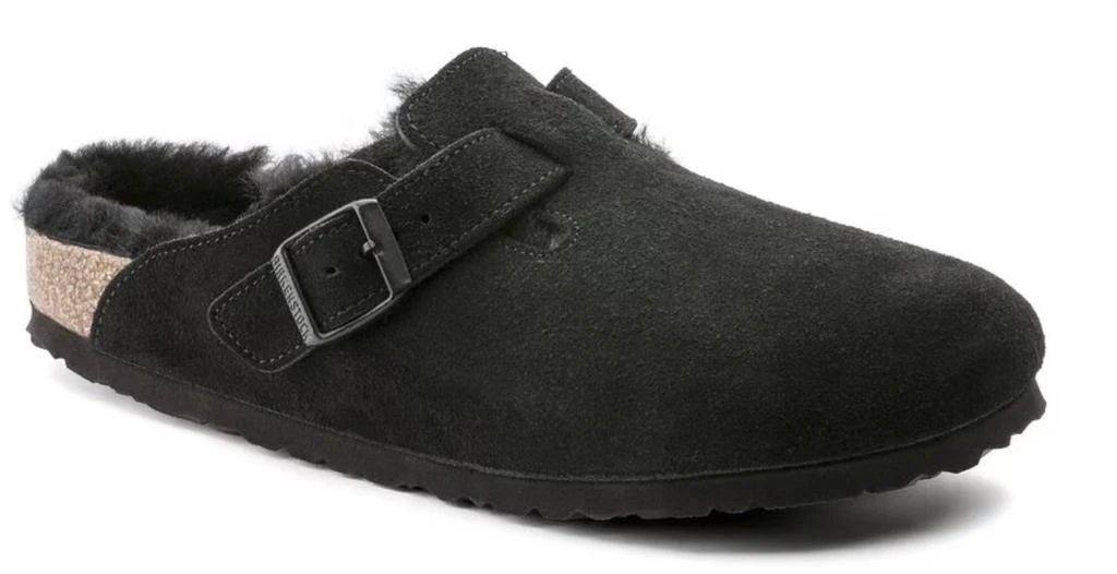 Birkenstock Boston Shearling Clog Narrow In Black 1