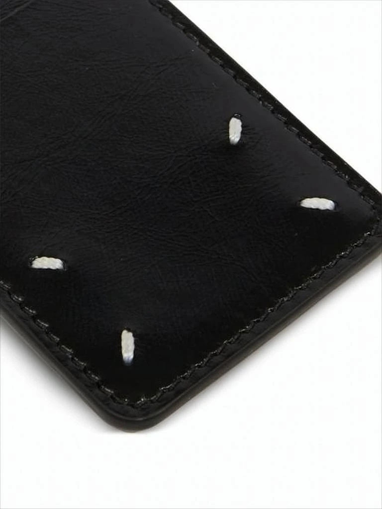 MAISON MARGIELA Rectangular Calf Leather Keychain Wallet 3