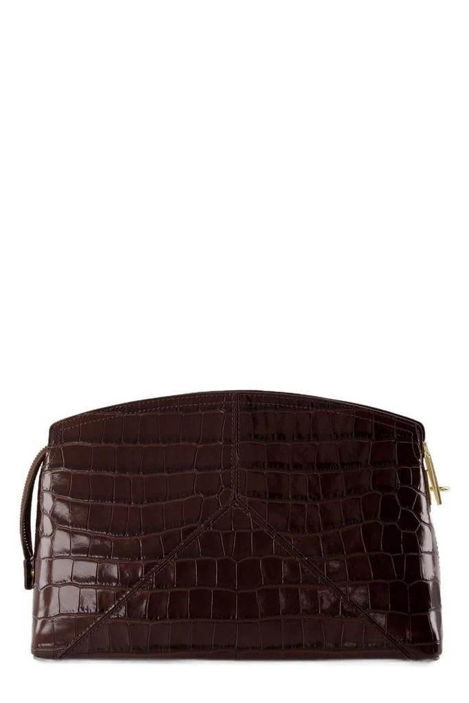 Victoria Beckham Victoria Beckham Zipped Embossed Clutch Bag 2