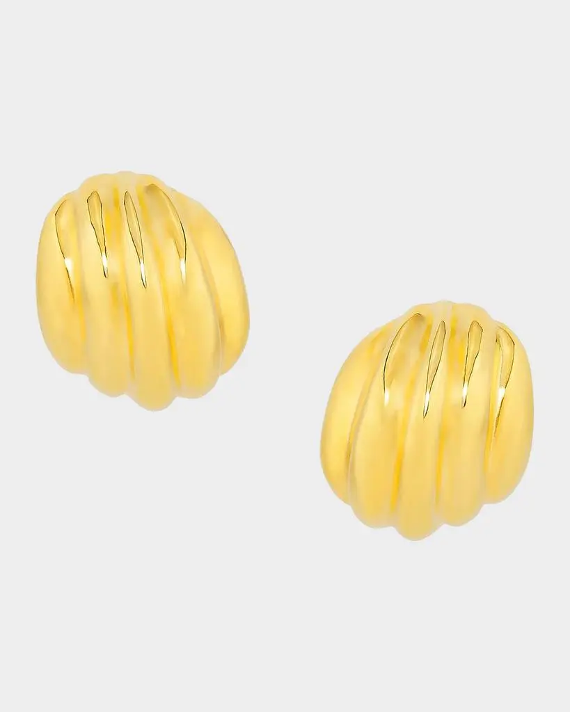 Golconda by Kenneth Jay Lane Hoop Clip Earrings