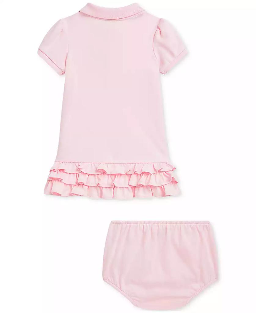 Ralph Lauren Baby Cotton Ruffled Polo Dress