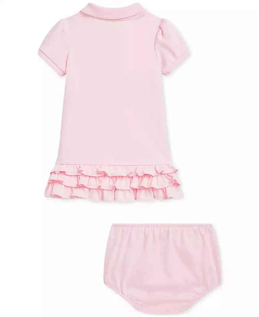 Ralph Lauren Baby Cotton Ruffled Polo Dress 2