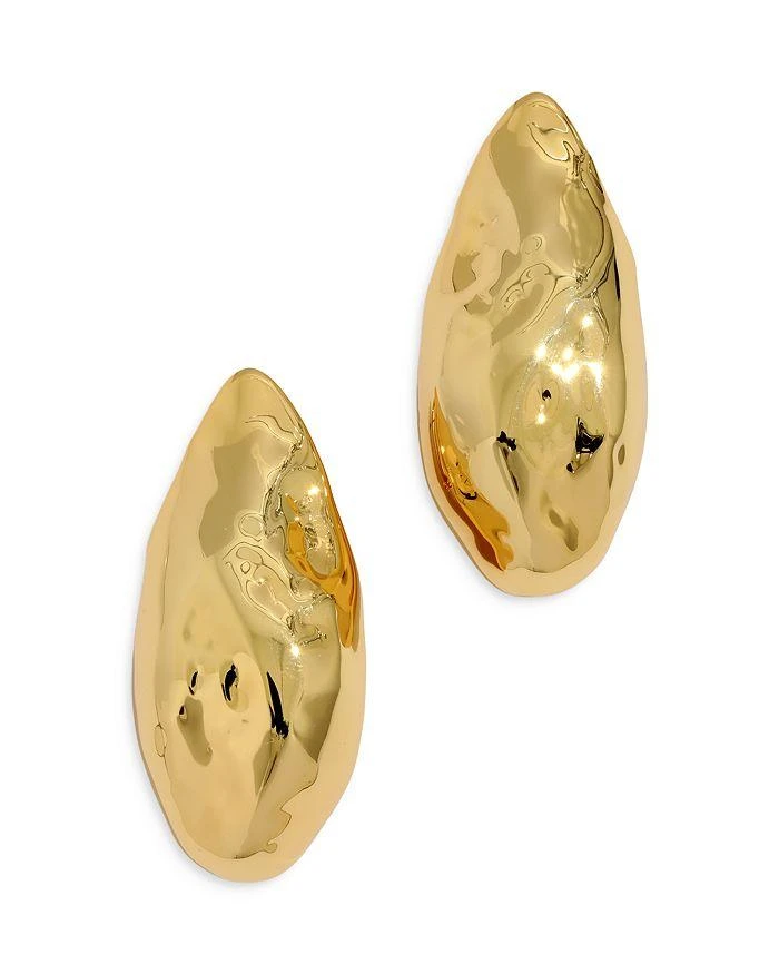 Alexis Bittar Molten Puffy Teardrop Post Earrings 1