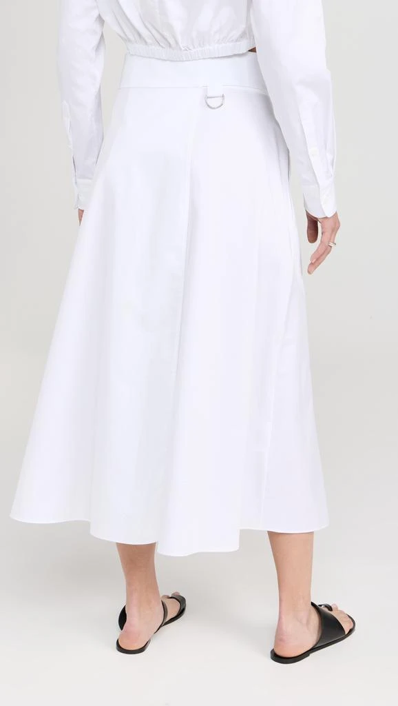 Tibi Eco Poplin Back Wrap Skirt 2