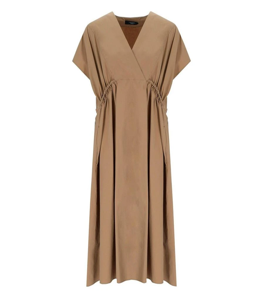 Weekend Max Mara Weekend Max Mara V-Neck Midi Dress 1